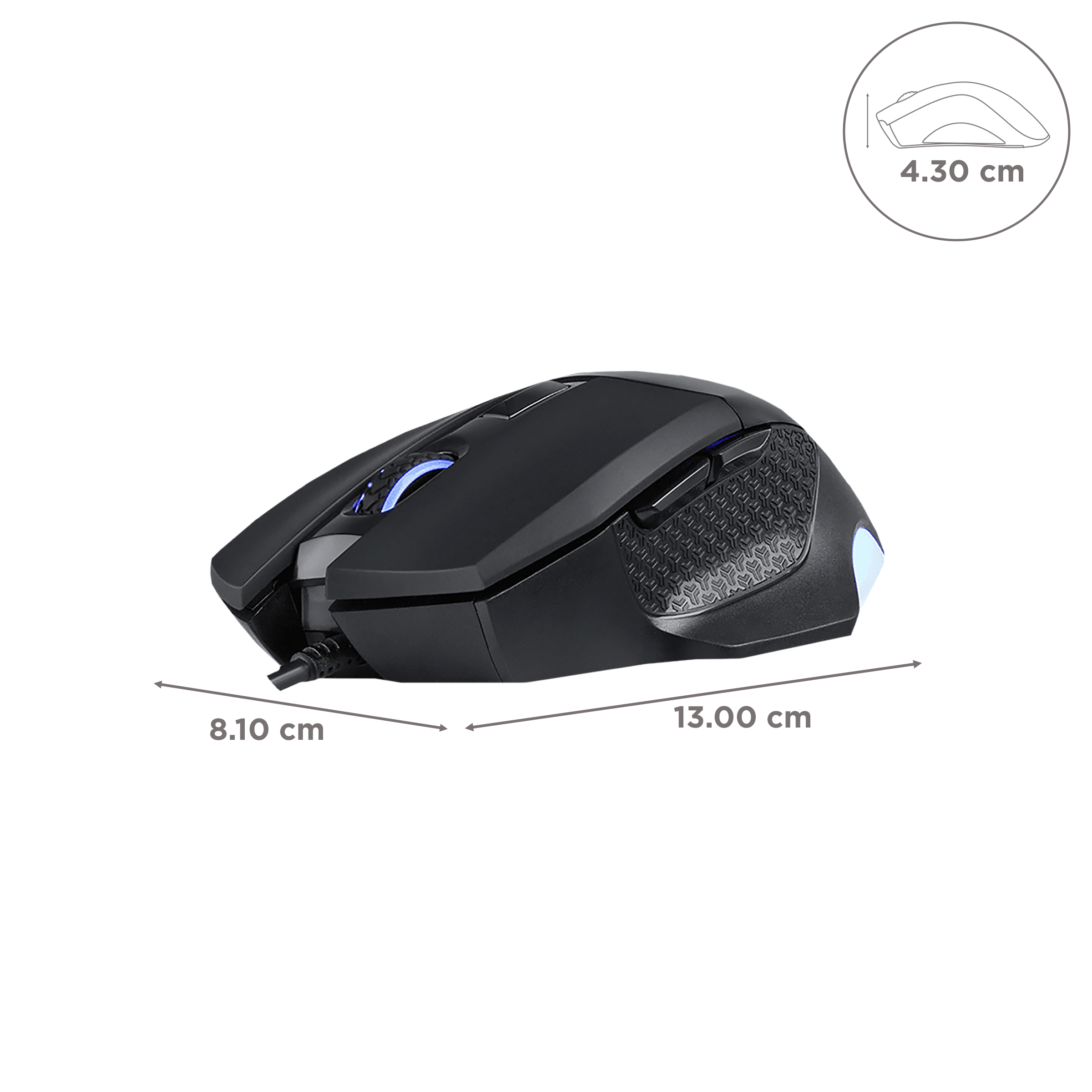 Buy HP G200 Wired Optical Gaming Mouse With Customizable Buttons (4000 ...